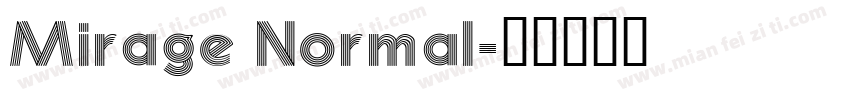 Mirage Normal字体转换